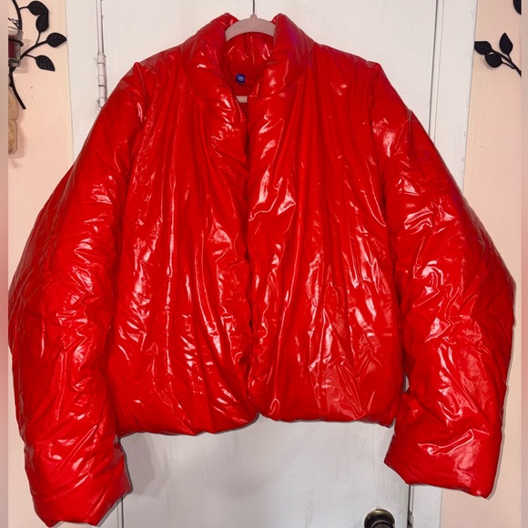 専用　Yeezy GAP Round Jacket　カニエ　レッド　赤　L YEEZY GAP Red Round Puffer Jacket by Kanye West Large L